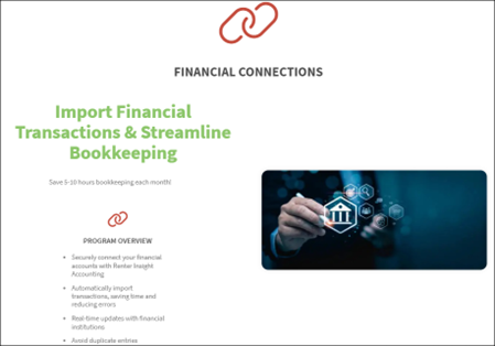 Product Update - Financial Connections