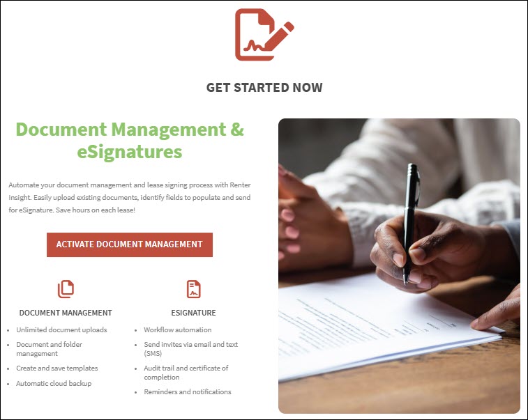 Product Updates - eSign